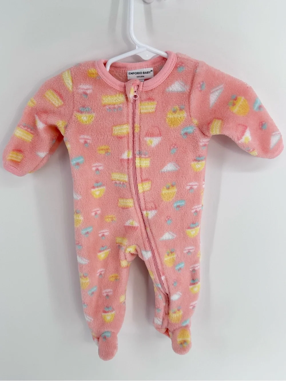 Emporio Baby Fleece Sleeper - 0/3 months